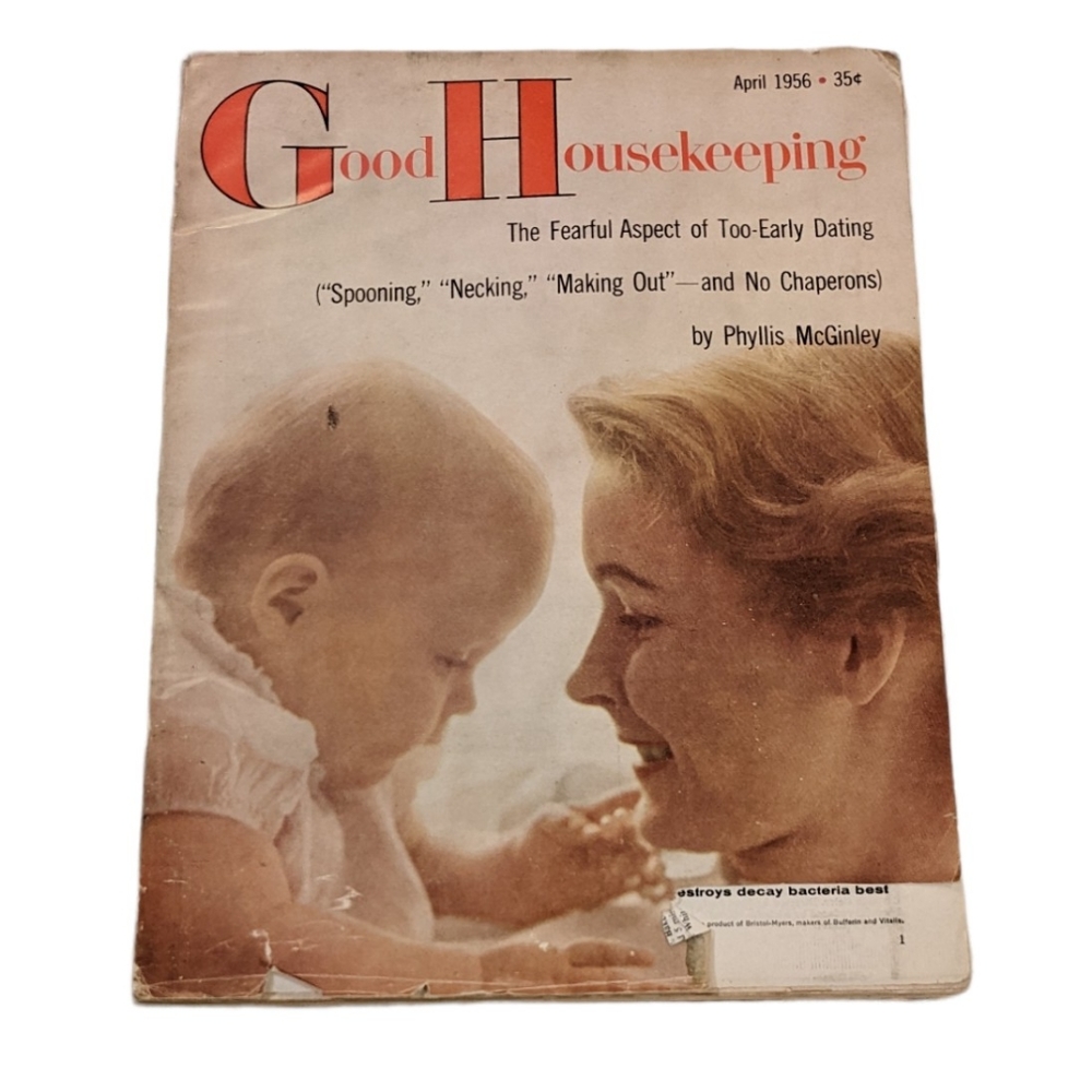 Vintage Good Housekeeping magazine - April 1956 - retro 50s